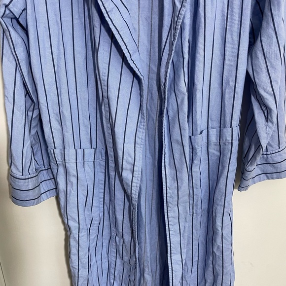 Nautica sleepwear men size small blue robe (9) - Picture 3 of 5